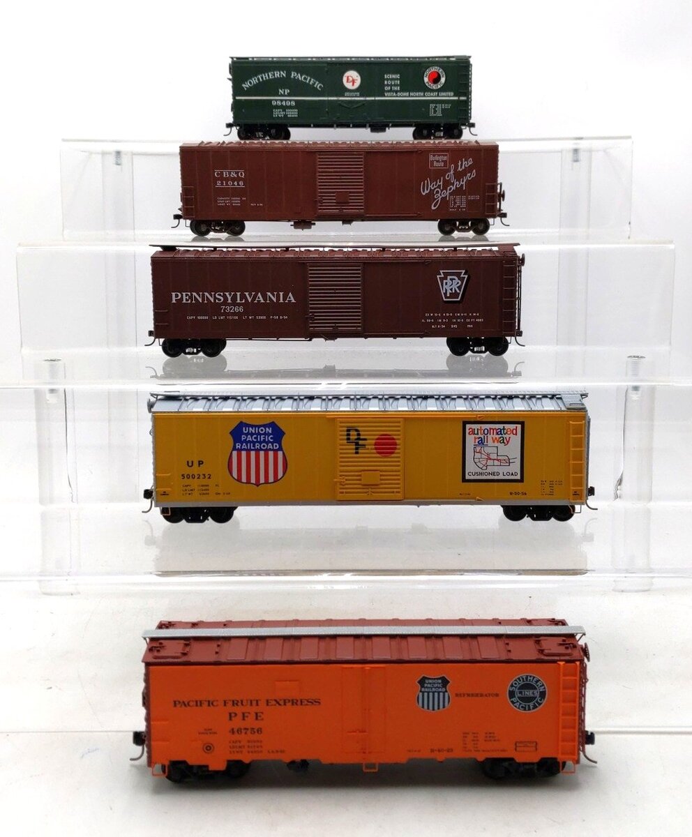 American Models & Other S Scale Assorted Freight Cars [5] EX