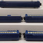 MTH 20-4021 O Gauge Jersey Central 70' Madison Passenger Car Set (Set of 5) VG/Box