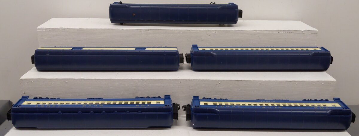 MTH 20-4021 O Gauge Jersey Central 70' Madison Passenger Car Set (Set of 5) VG/Box