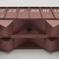 Weaver 10897 O Gauge Western Maryland 36' Ribbed 2-Bay Hopper 2-Rail VG