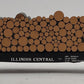 Atlas 7279-2 O Illinois Central GSC Pulpwood Flat Car #7822 (2-Rail) EX/Box