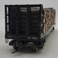 Atlas 7279-2 O Illinois Central GSC Pulpwood Flat Car #7822 (2-Rail) EX/Box