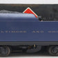 Aristo-craft 21402 4-6-2 B&O Blue Comet Steam Tender VG/Box