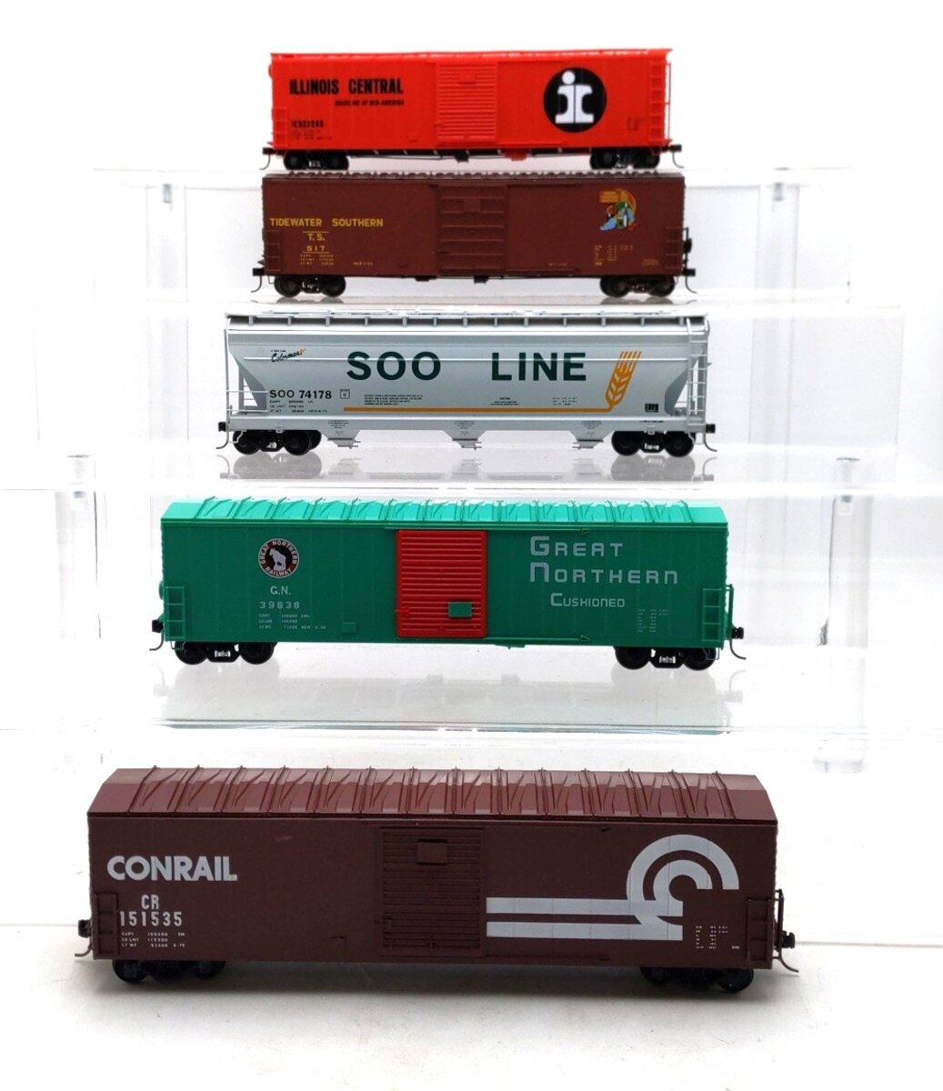 Pacific Rail & Other S Scale Assorted Freight Cars [5] EX