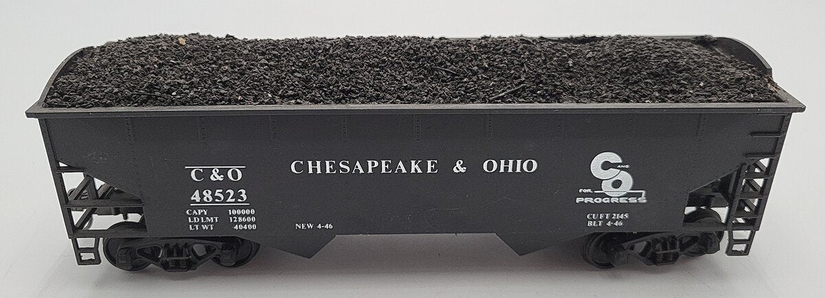 Weaver 902 O Scale Chesapeake & Ohio Offset 2 Bay Hopper #48523 [2 Rail] VG