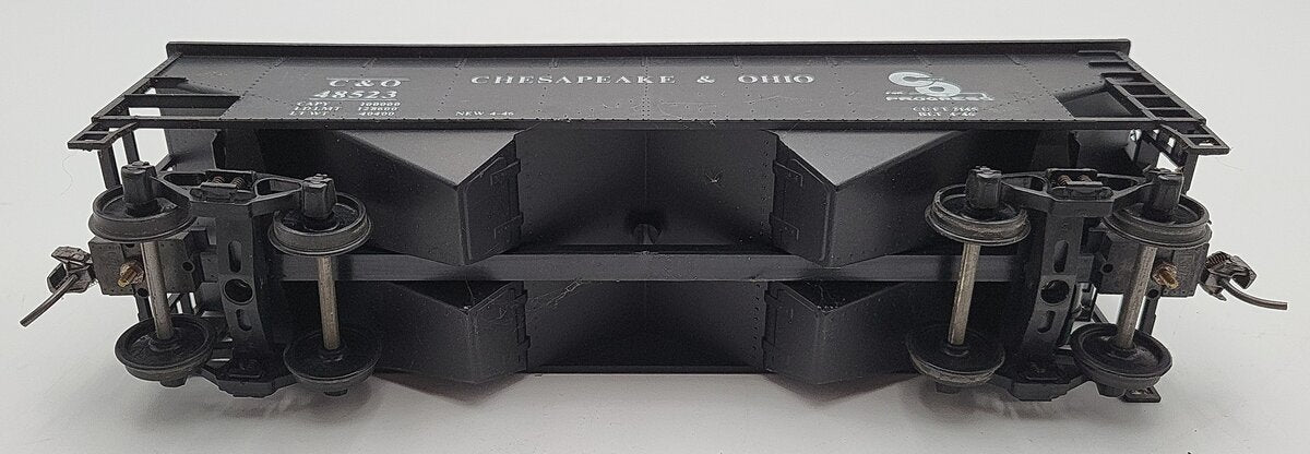Weaver 902 O Scale Chesapeake & Ohio Offset 2 Bay Hopper #48523 [2 Rail] VG