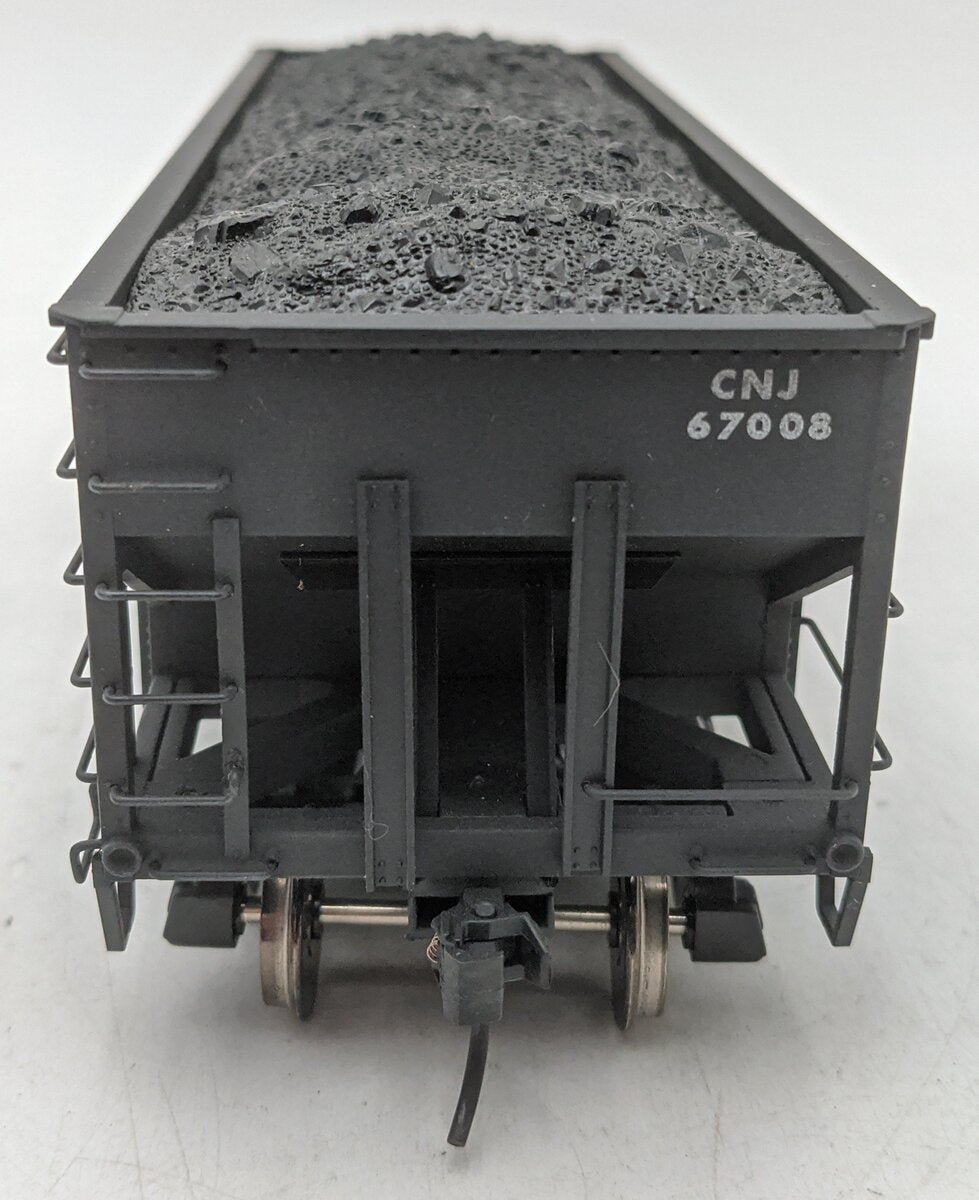 Atlas 7753-1 O Central of New Jersey 55-Ton Fishbelly Hopper #67008 (2-Rail) EX/Box