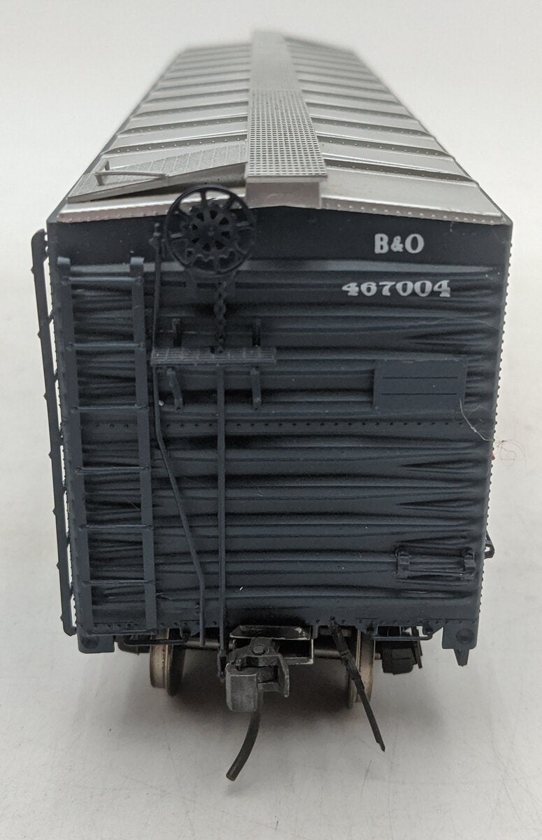 InterMountain 24146S-01 O Scale B&O 40' Single Door Boxcar #467004 (2-Rail) VG/Box