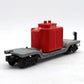 Lionel 2461 Vintage O Postwar Die-cast Flatcar w/ Red Transformer