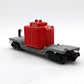 Lionel 2461 Vintage O Postwar Die-cast Flatcar w/ Red Transformer