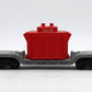 Lionel 2461 Vintage O Postwar Die-cast Flatcar w/ Red Transformer