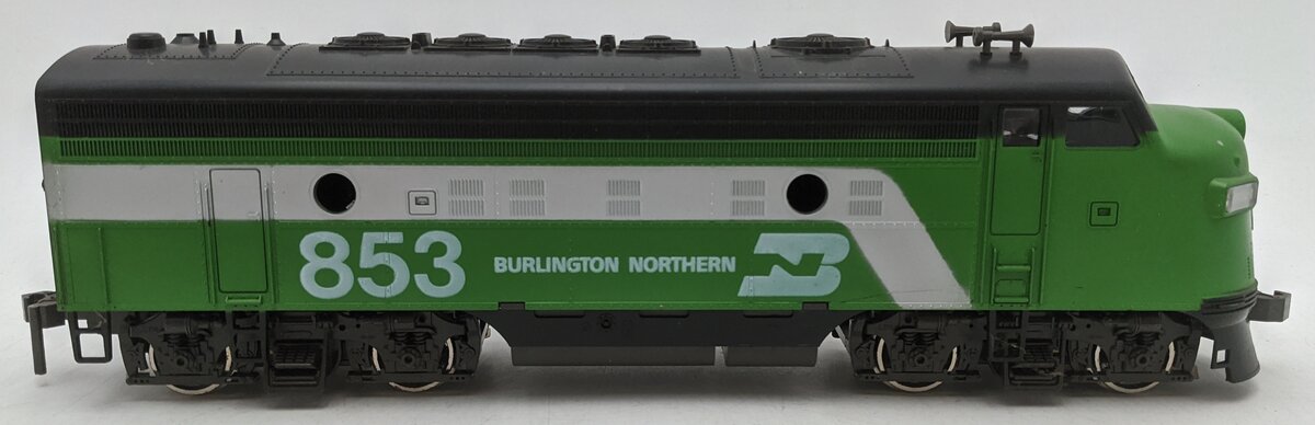 Atlas 6102 O Scale Burlington Northern F-9 Diesel Locomotive #853 (2-Rail) VG/Box