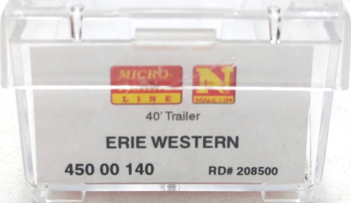 Micro-Trains 45000140 N Erie Western 40' Van Trailer #208500 LN/Box