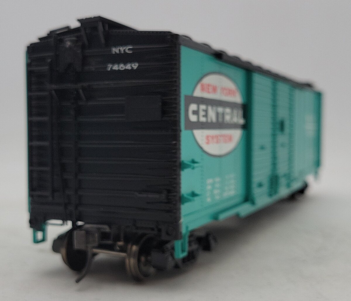 Pecos River Brass SB-0104-2 O New York Central Double Door Boxcar #74649 2-Rail EX/Box