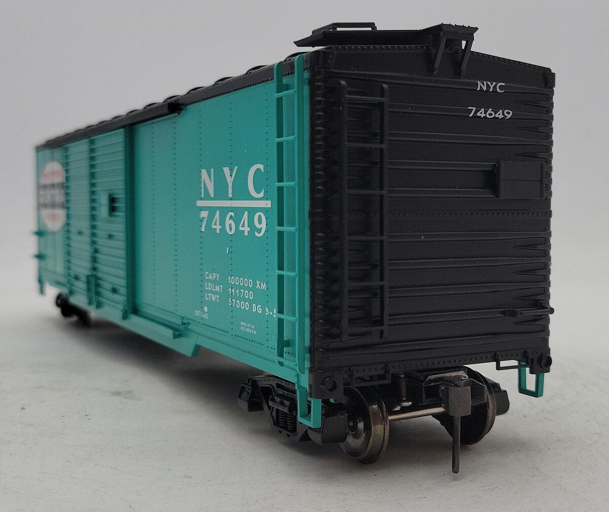 Pecos River Brass SB-0104-2 O New York Central Double Door Boxcar #74649 2-Rail EX/Box