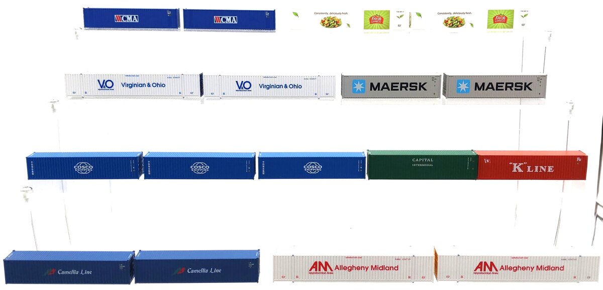 JTC & Other N Scale Assorted Trailer Loads [17] EX