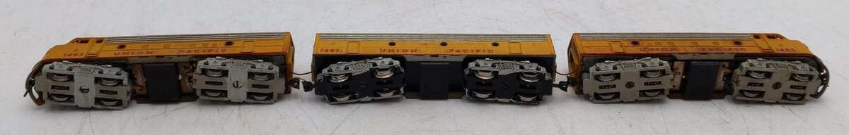 Trix N Scale Union Pacific ABA Locomotive Set #1483, #1487, #1485 EX