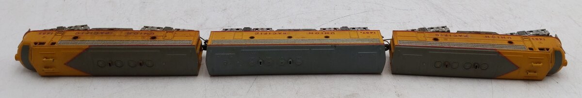 Trix N Scale Union Pacific ABA Locomotive Set #1483, #1487, #1485 EX