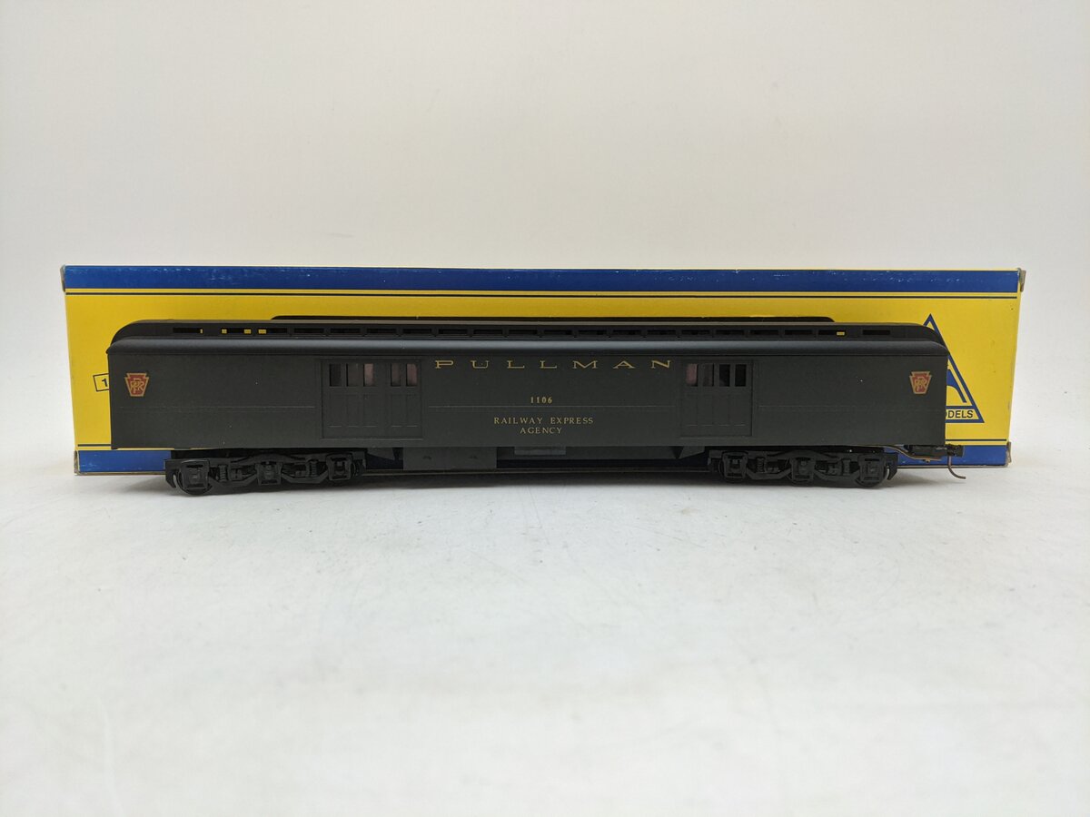 American Models S Gauge Pullman 70' Heavyweight Hi-rail Baggage Car #1106 EX/Box