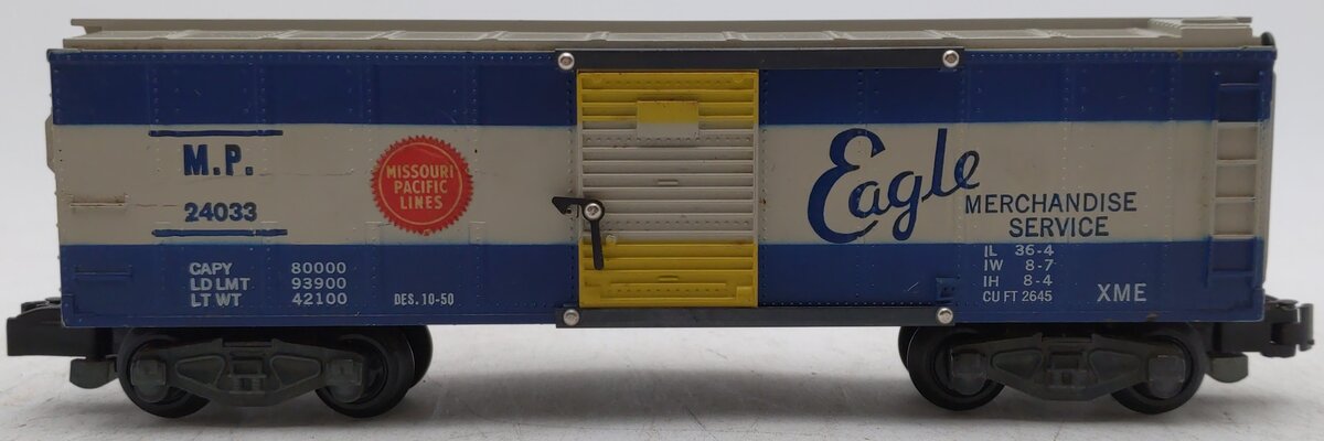 American Flyer 24033 Vintage S Missouri Pacific Boxcar VG