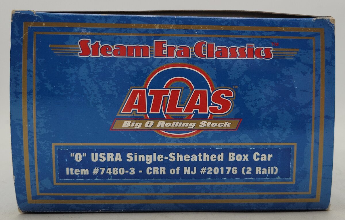 Atlas 7460-3 O CNJ USRA Single- Sheathed Boxcar #20176 (2-Rail) EX/Box