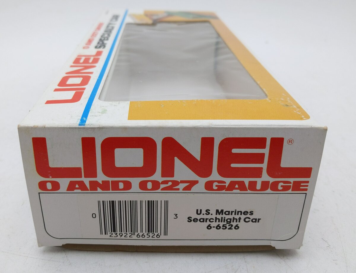 Lionel 6-6526 O Gauge US Marines& L&N Operating Searchlight Cars [2] LN/Box