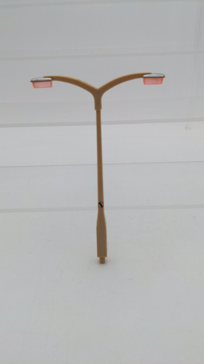 Dinky 756 Vintage Plastic Double Arm Lamp Standard With Die Cast Base EX/Box