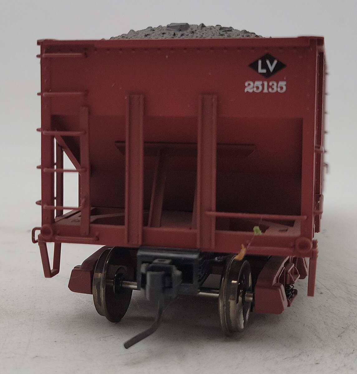 Atlas 7758-2 O Scale Lehigh Valley 55-Ton Fishbelly Hopper Car #25135 (2-Rail) EX/Box