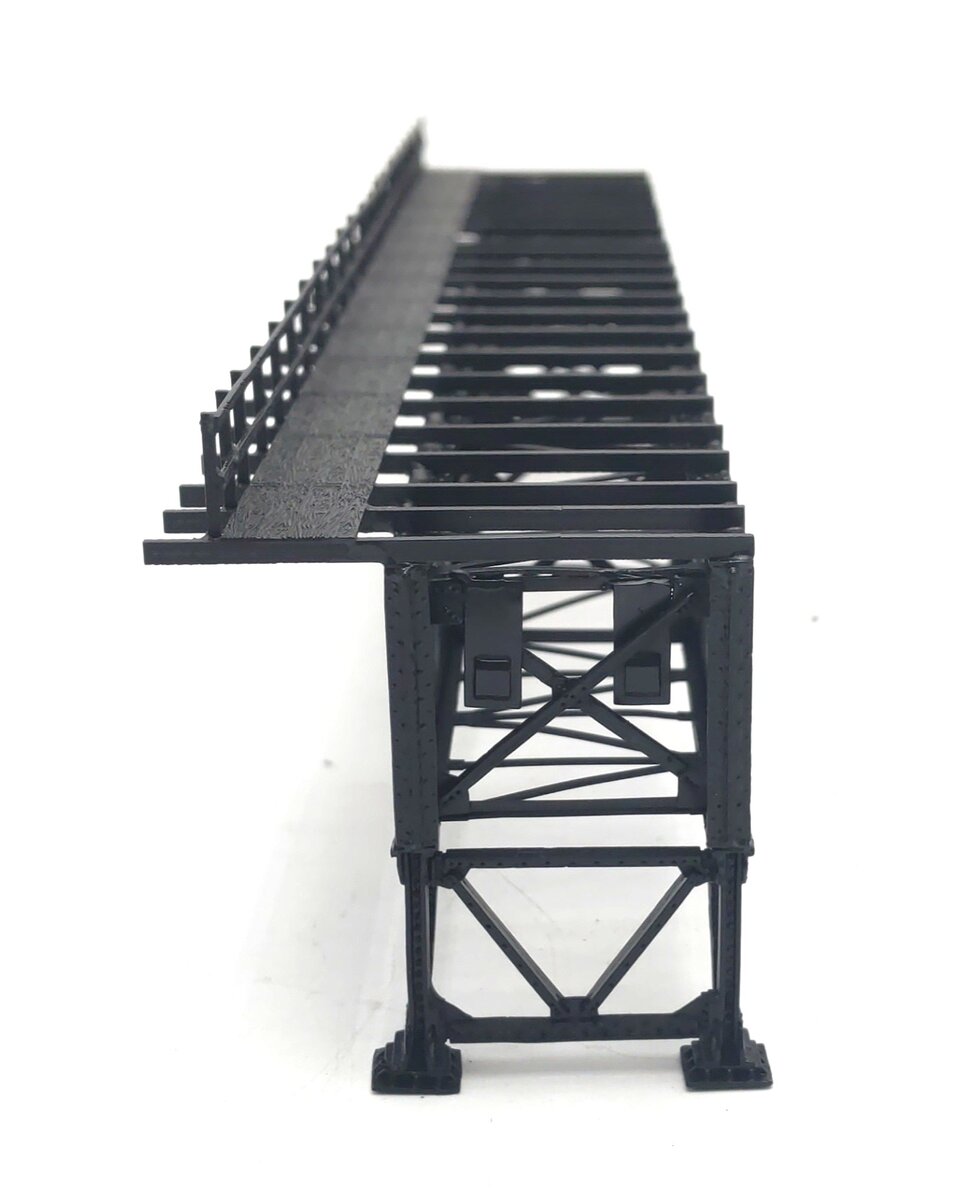 AMS HO Brass Plate Girder Deck Intermediate Span Elevated End Supports - FP EX