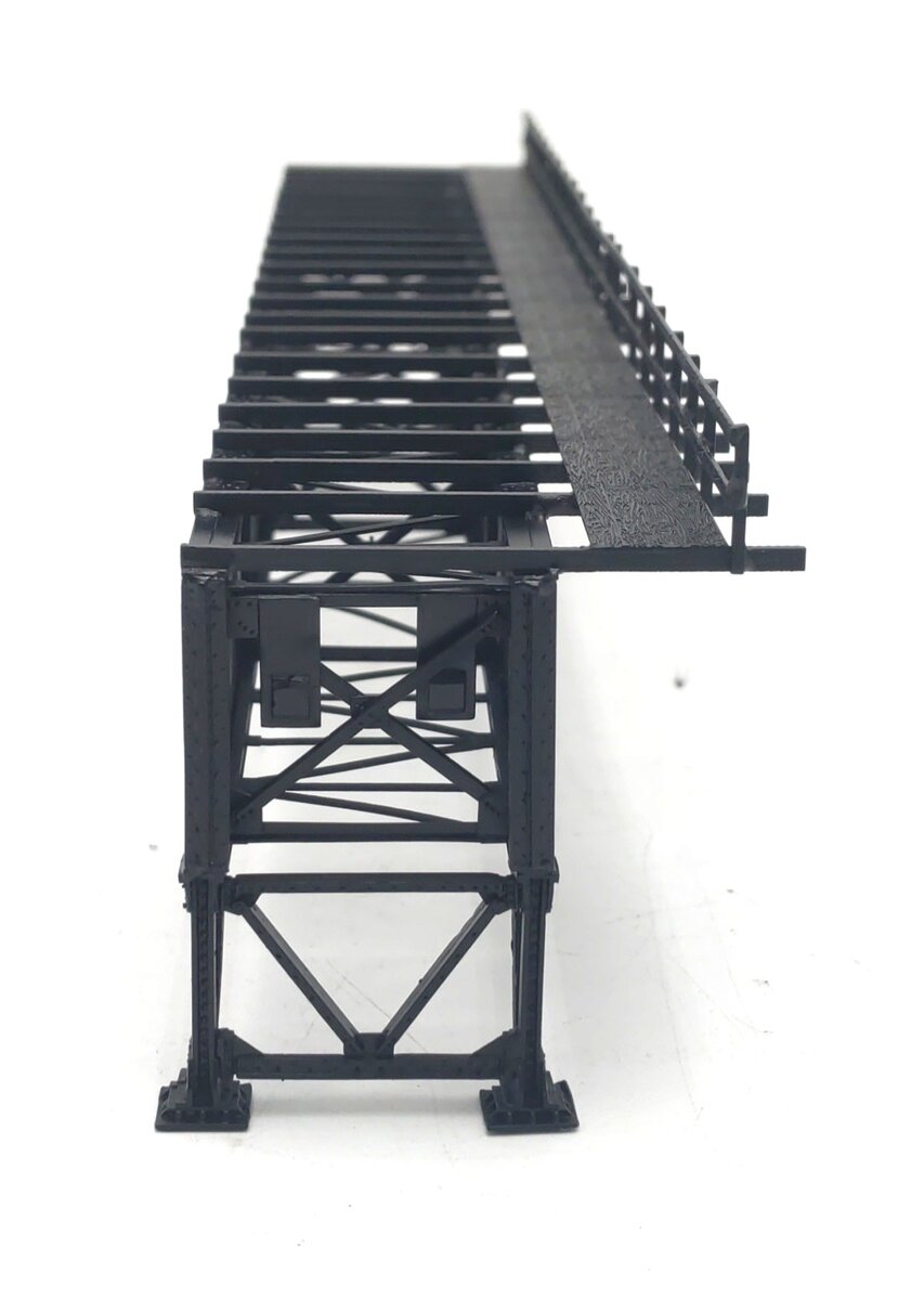 AMS HO Brass Plate Girder Deck Intermediate Span Elevated End Supports - FP EX