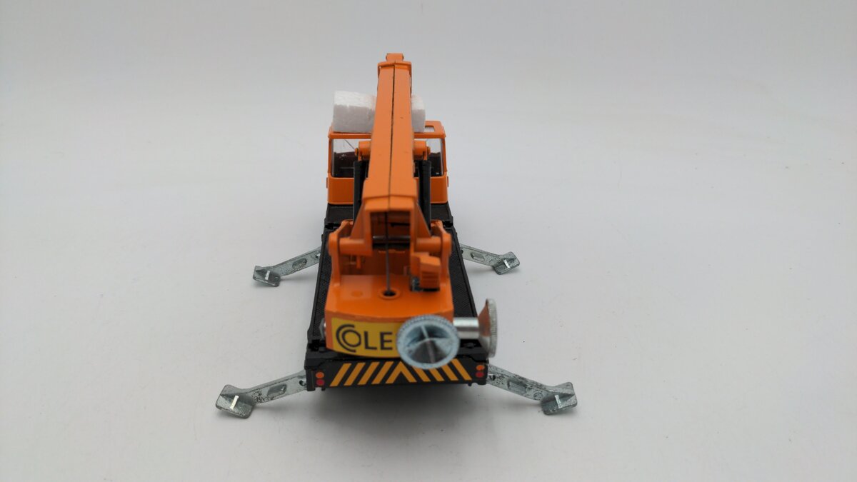 Dinky 980 1:50 Scale Orange Vintage Die-Cast Coles Hydra Truck 150T Die Cast EX/Box