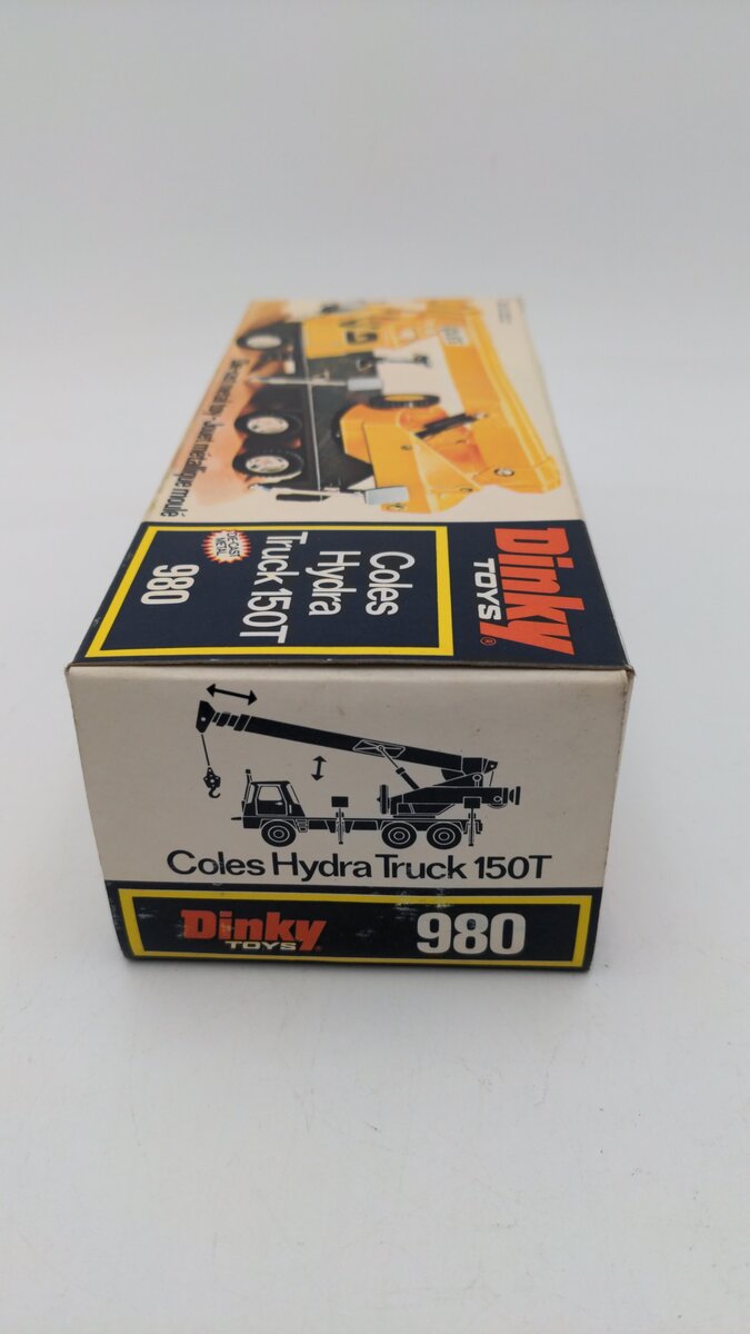 Dinky 980 1:50 Scale Orange Vintage Die-Cast Coles Hydra Truck 150T Die Cast EX/Box