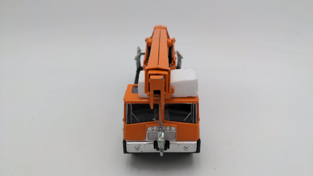 Dinky 980 1:50 Scale Orange Vintage Die-Cast Coles Hydra Truck 150T Die Cast EX/Box