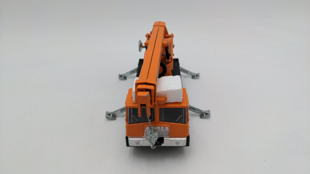 Dinky 980 1:50 Scale Orange Vintage Die-Cast Coles Hydra Truck 150T Die Cast EX/Box