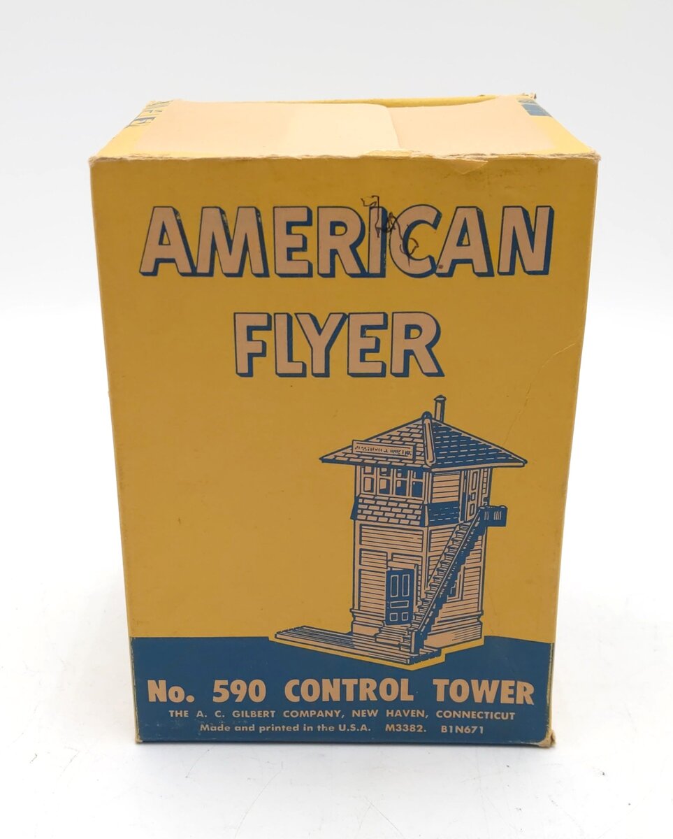 American Flyer 590 Vintage S Cedar Hill Junction Control Tower - RARE EX/Box
