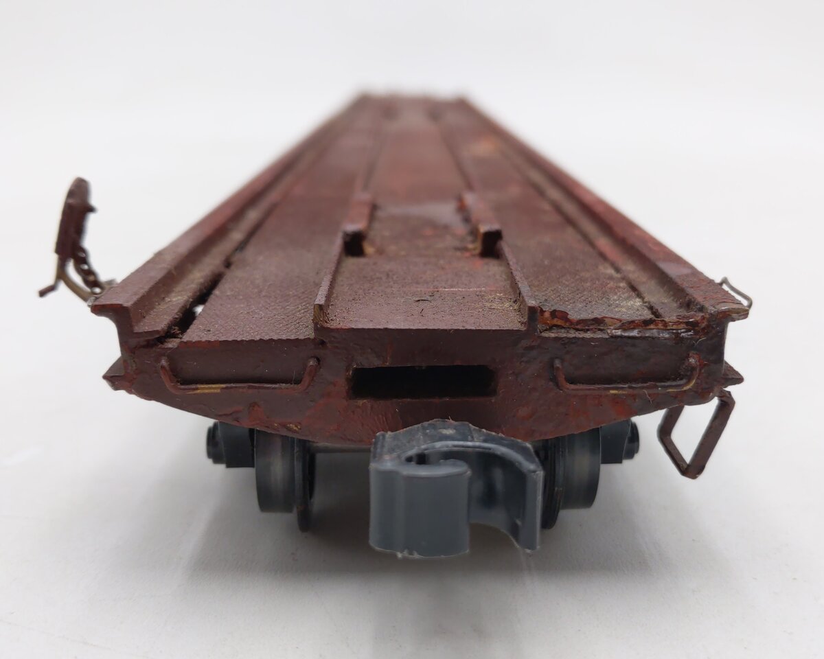 Generic Brass O Gauge Trailer Train Corporation Flat Car #472234 (3-Rail) VG