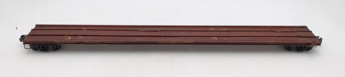 Generic Brass O Gauge Trailer Train Corporation Flat Car #472234 (3-Rail) VG