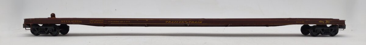 Generic Brass O Gauge Trailer Train Corporation Flat Car #472234 (3-Rail) VG