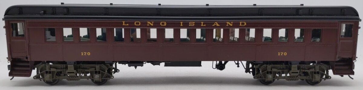 Sunset Models O Scale BRASS Long Island RR P54 Commuter P54 Passenger Car #170 EX/Box