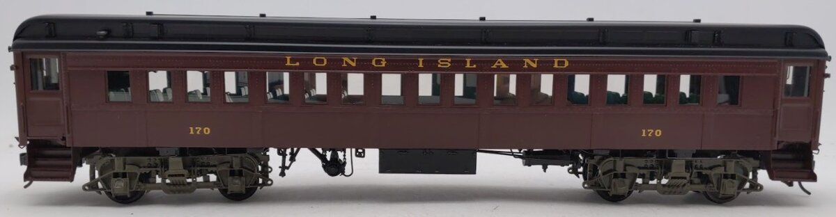 Sunset Models O Scale BRASS Long Island RR P54 Commuter P54 Passenger Car #170 EX/Box