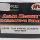 Atlas 9058 HO Burlington Northern Santa Fe Dash 8-40BW Diesel Locomotive #580 EX/Box