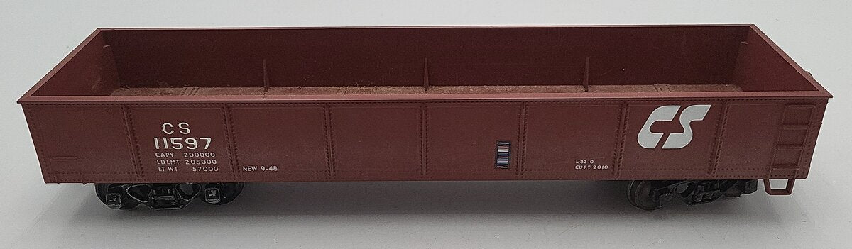 O Scale Central soya Gondola Car #11597 2-Rail VG