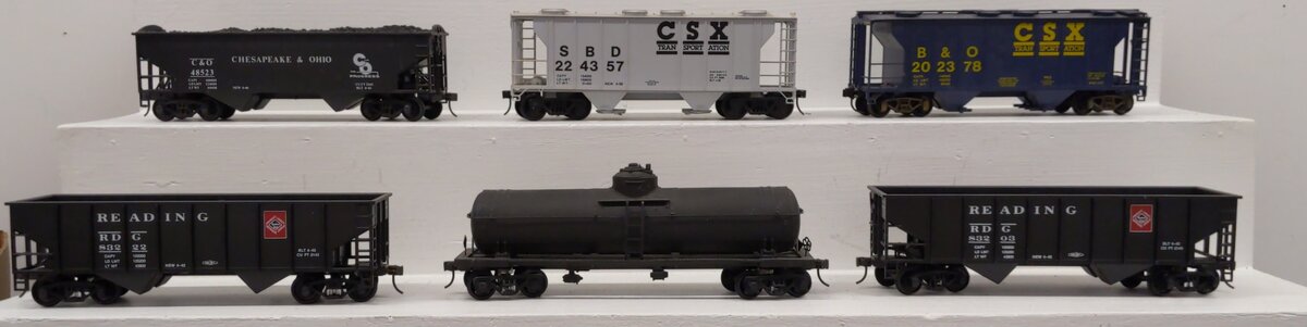 Weaver O Scale Assorted Freight Cars 224357, 83203, 83222, 202378, 48523 [6] EX