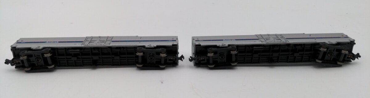 Kato 106-3509 N Scale Amtrak Phase IV Material Handling Car 2-Car Set LN/Box