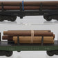 Lionel 3461 Vintage O Lionel Lines Operating Log Dump Cars [2] VG