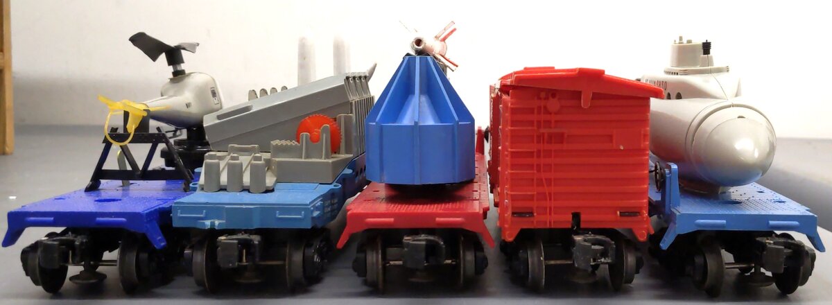 Lionel O Gauge Assorted Freight Cars: 3419, 3830, 6650, 6470, 6544 [5] VG