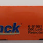 Lionel 6-81951 O O60 FastRack Remote Left Hand Switch Turnout EX/Box
