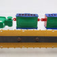 American Flyer 643 Vintage S Circus Flat Car w/ Cages & Truck Tractor VG