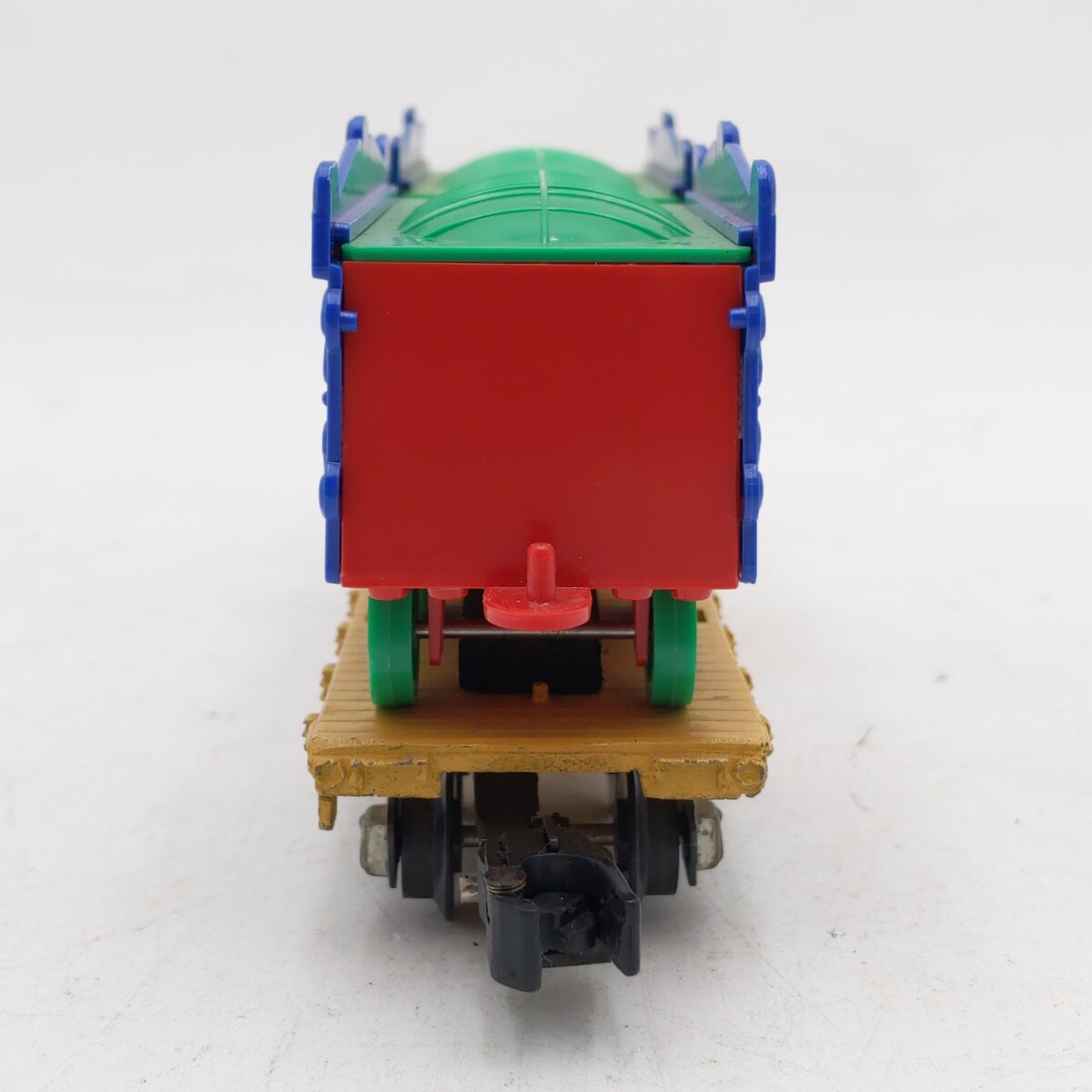 American Flyer 643 Vintage S Circus Flat Car w/ Cages & Truck Tractor VG