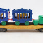American Flyer 643 Vintage S Circus Flat Car w/ Cages & Truck Tractor VG